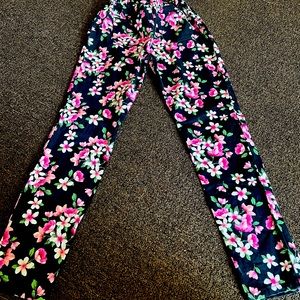 Girl’s Floral Print Jeans